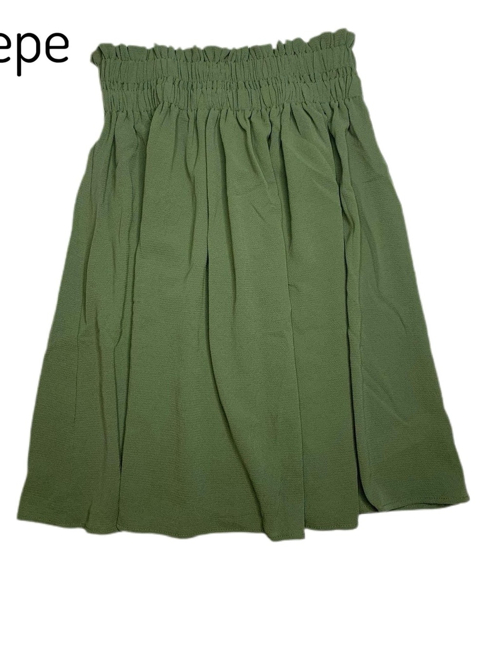 LuLaRoe Olive Green A-Line Smocked Waist Skirt